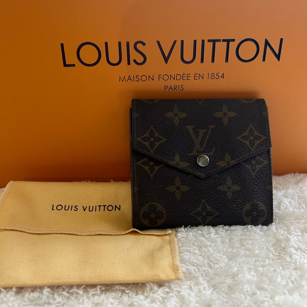 **VINTAGE** LV Monogram Portefeiulle Elise Trifold Wallet. DC: 883 AN